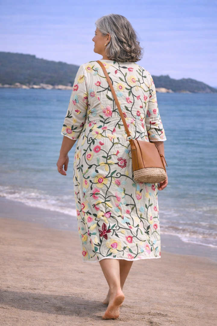 Erica | Vestido Floral Elegante