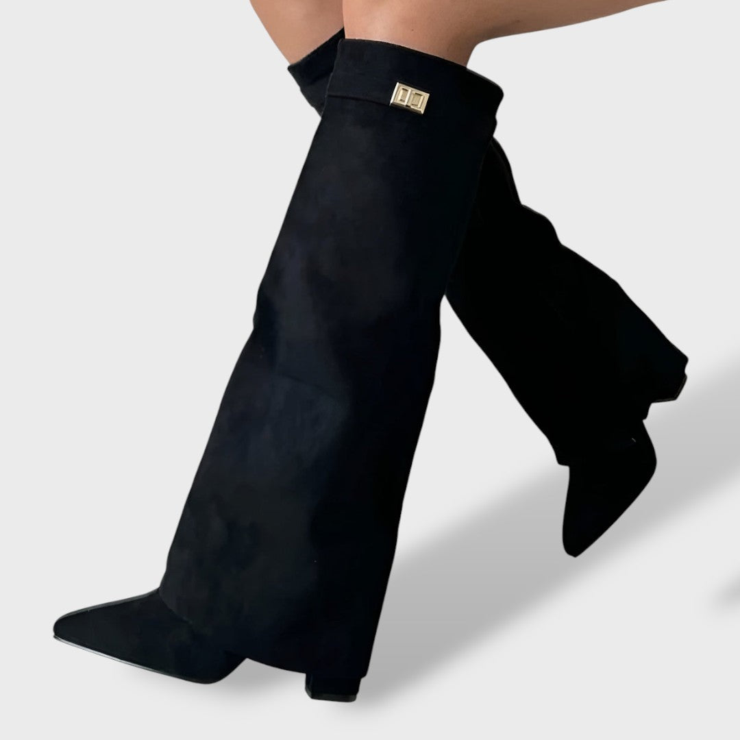 Cristela Botas cowboy mujer altura rodilla