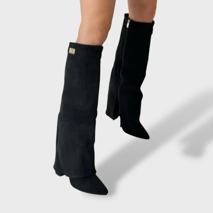 Cristela Botas cowboy mujer altura rodilla