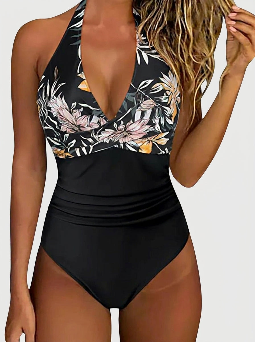 Florencia - Bañador Elegante para Mujer con Escote en V