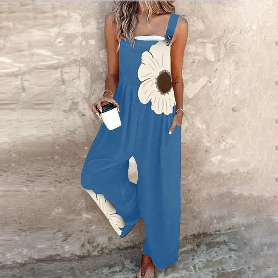 Elena | Cómodo peto estampado