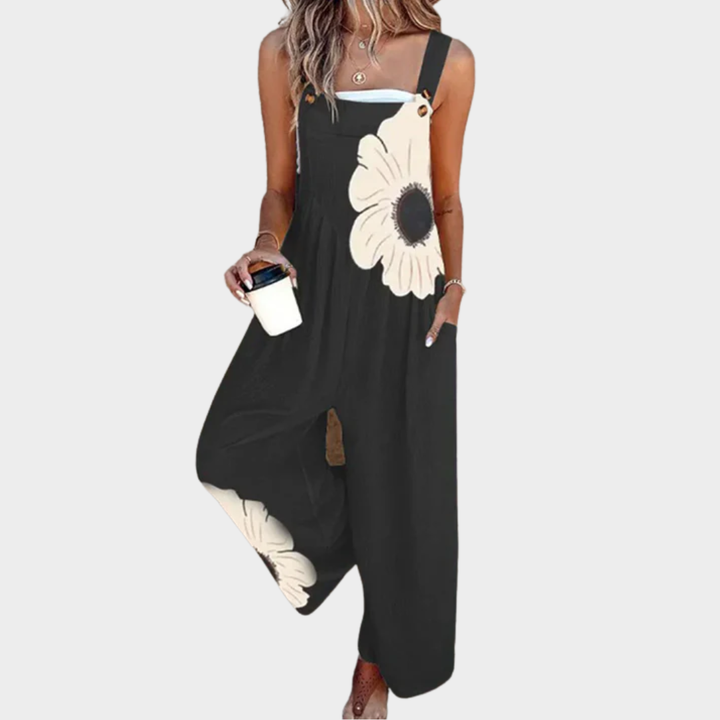 Elena | Cómodo peto estampado