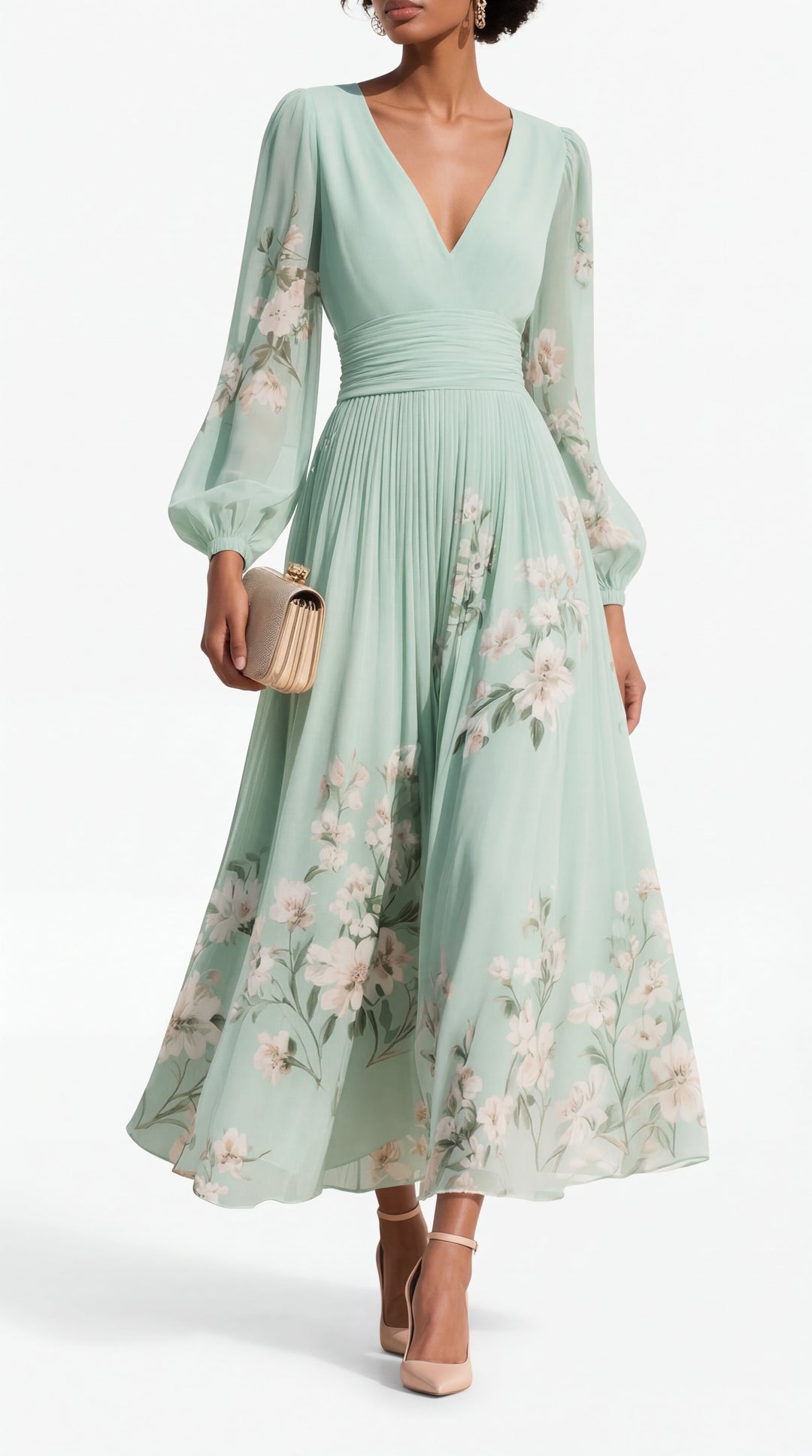 Coral | Vestido maxi