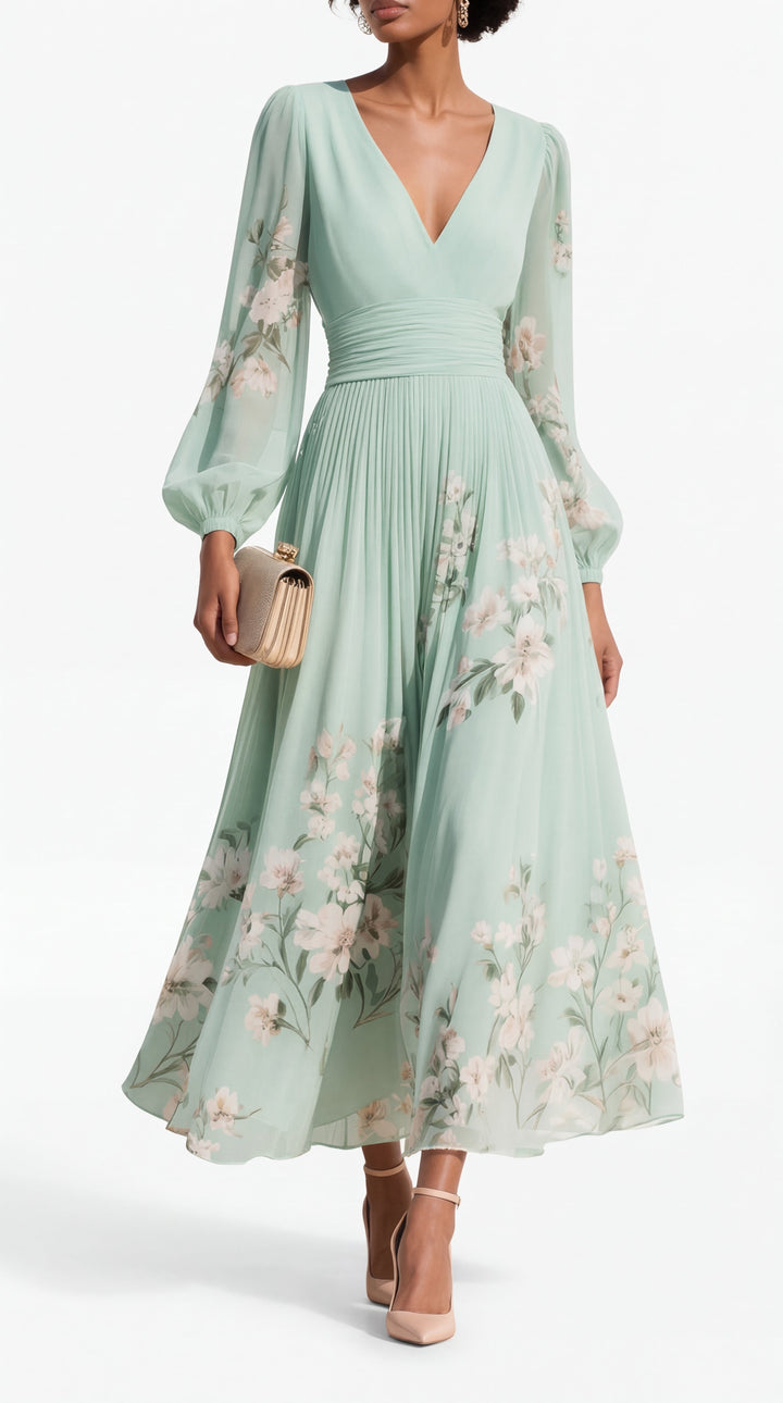 Coral | Vestido maxi
