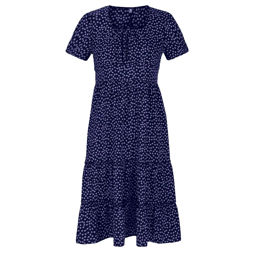 Julia | Vestido midi con estampado floral