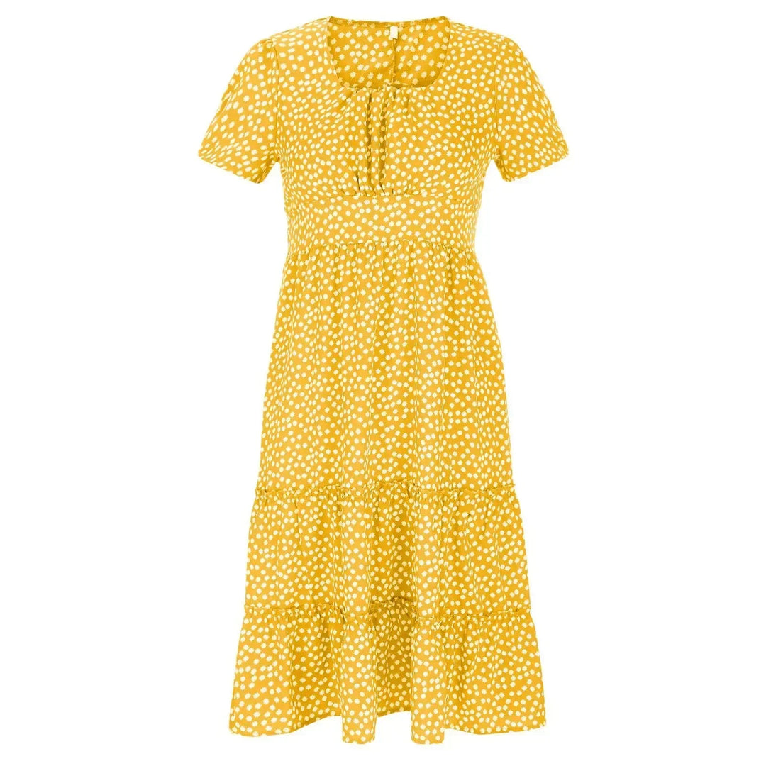Julia | Vestido midi con estampado floral