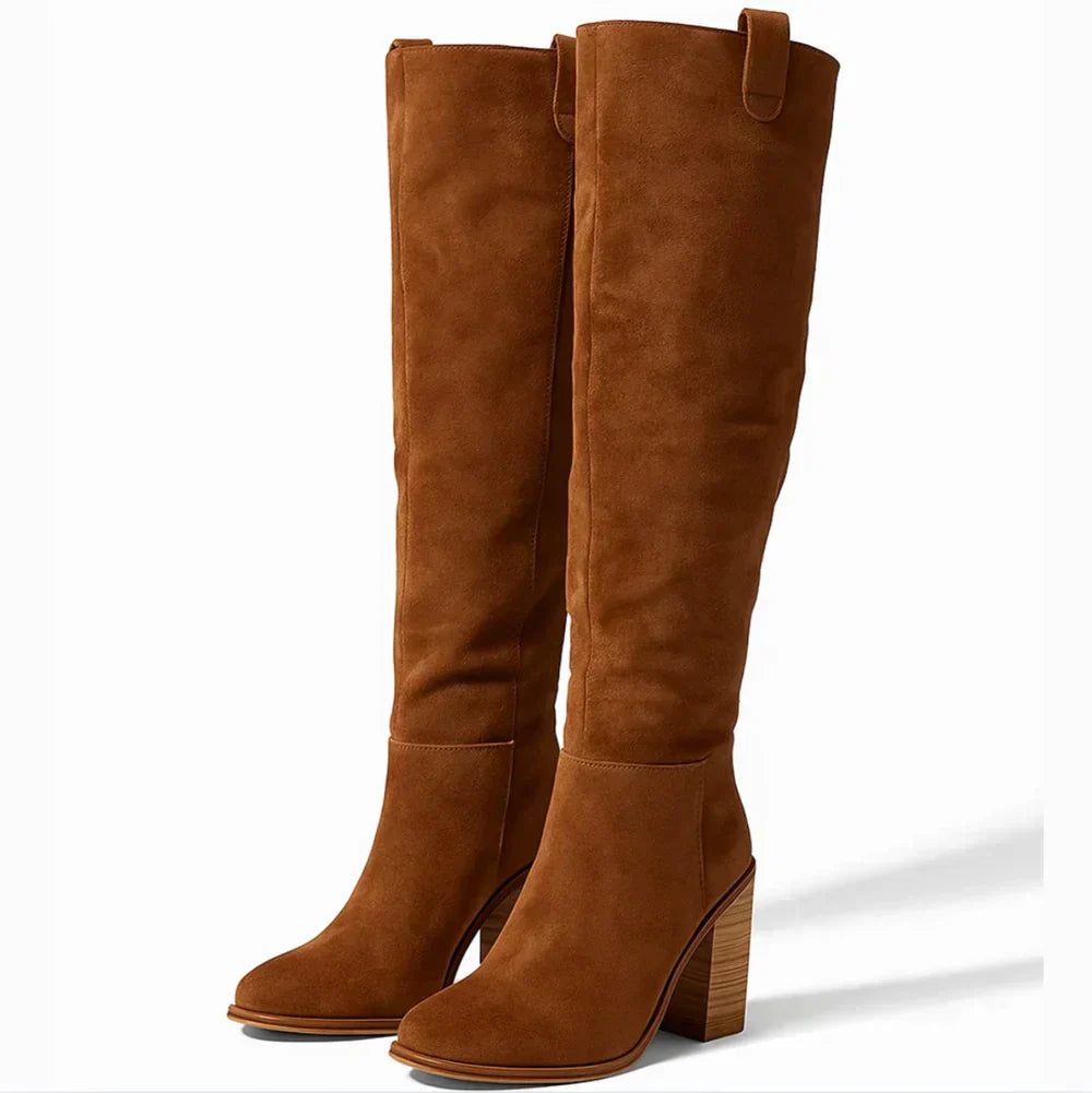 Sophia – Botas de tacón cuadrado