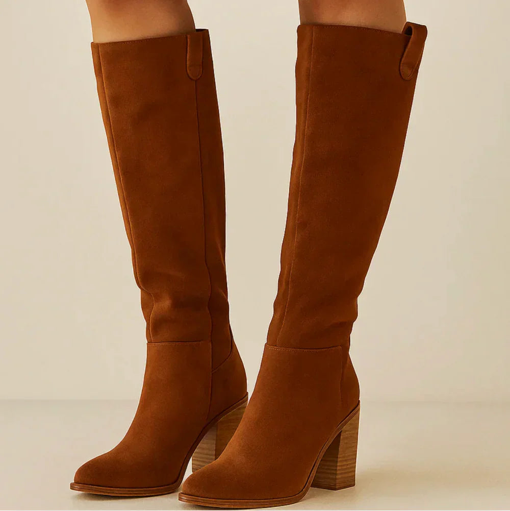 Sophia – Botas de tacón cuadrado