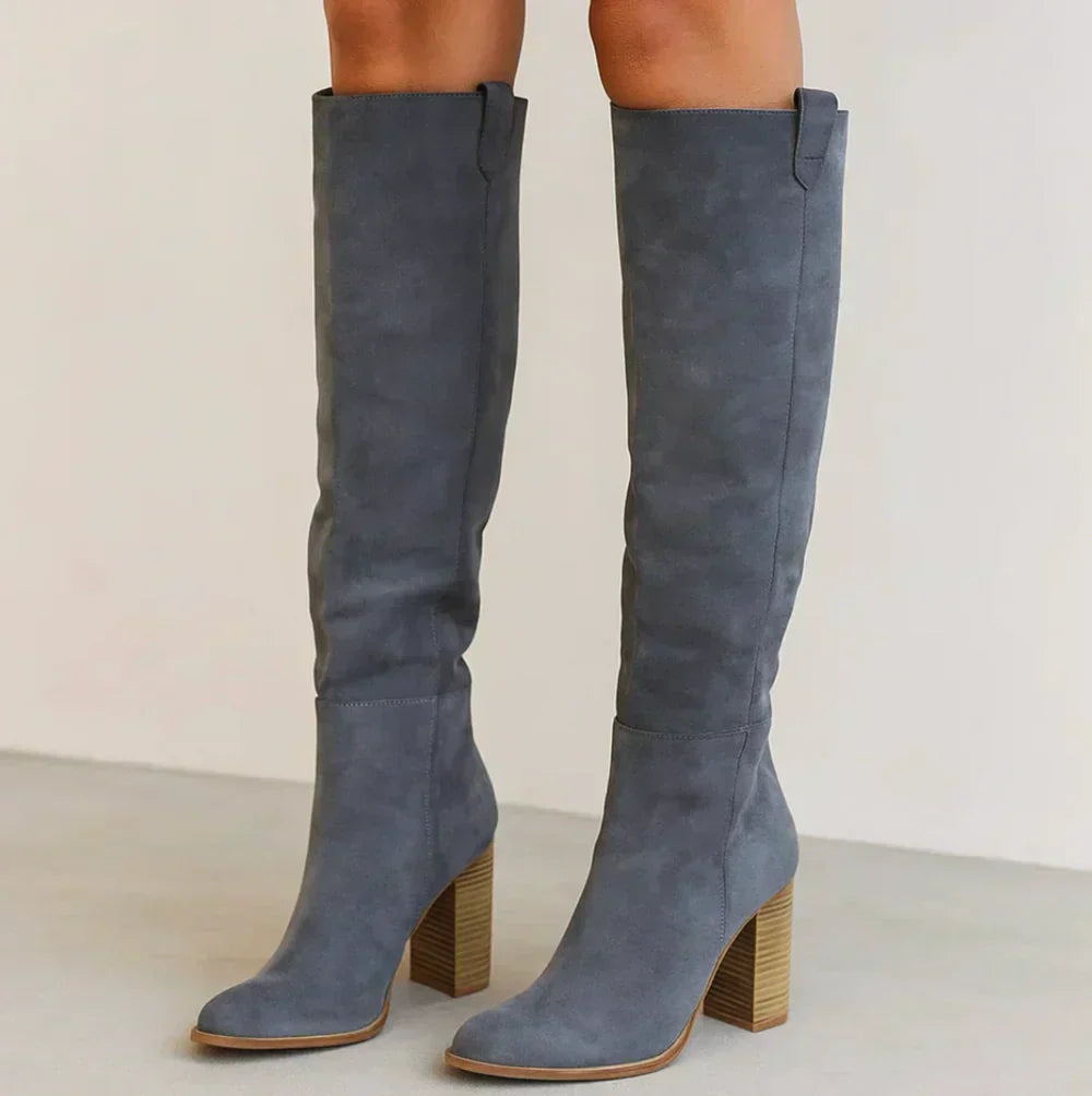 Sophia – Botas de tacón cuadrado