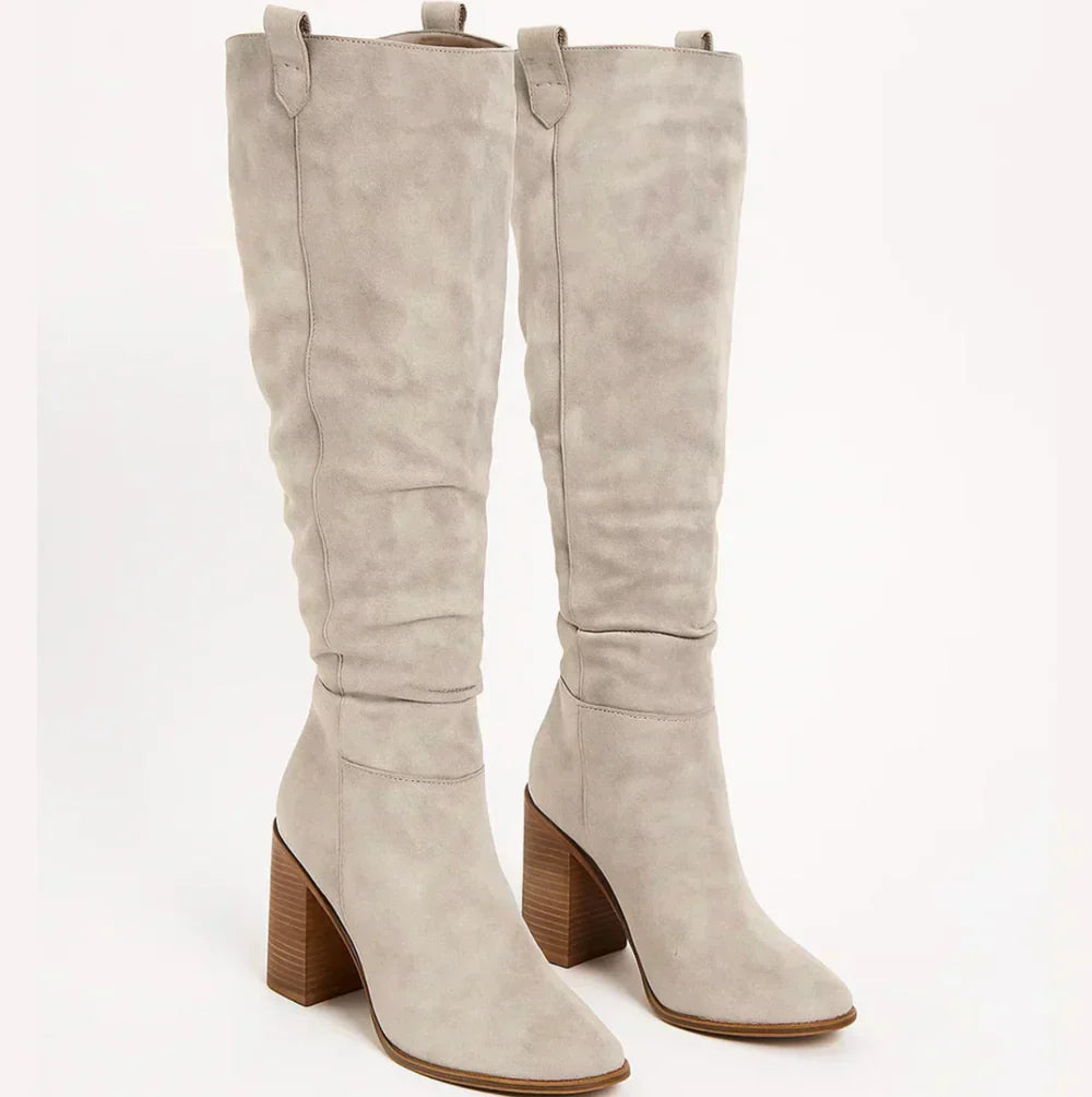 Sophia – Botas de tacón cuadrado