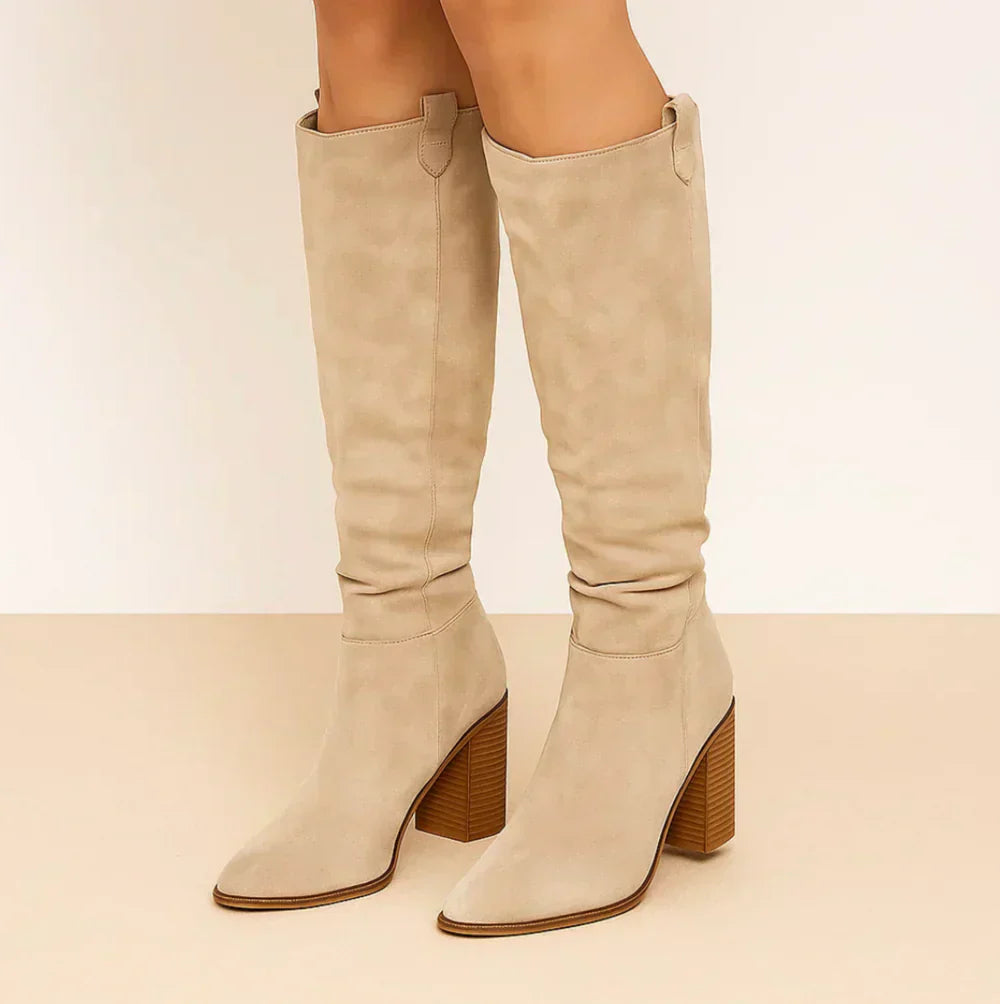 Sophia – Botas de tacón cuadrado