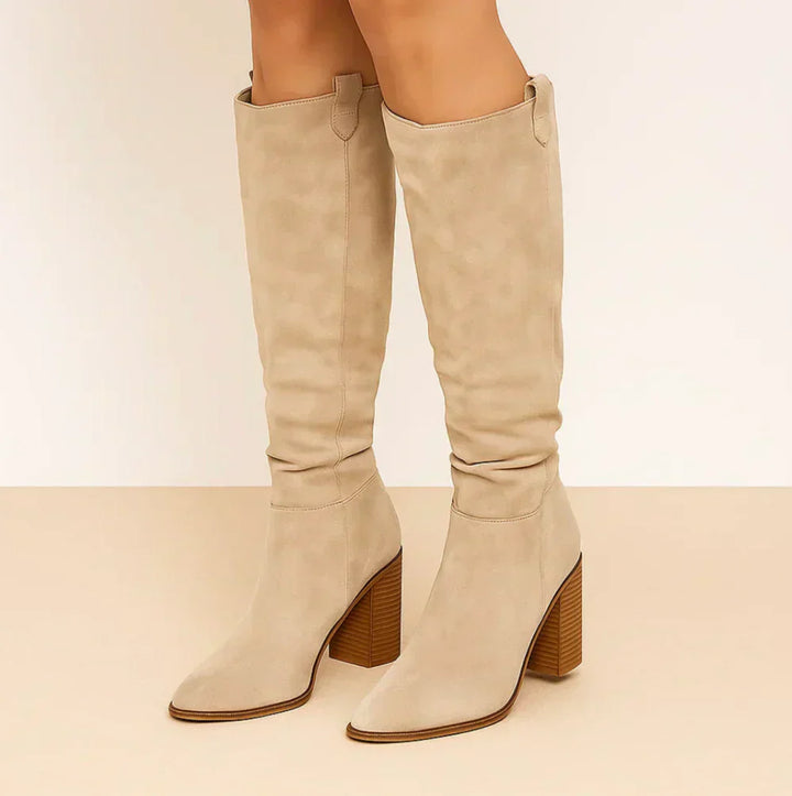 Sophia – Botas de tacón cuadrado