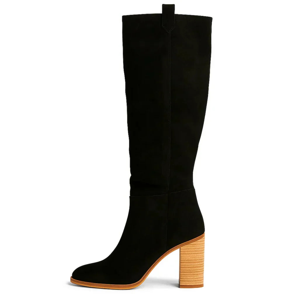 Sophia – Botas de tacón cuadrado