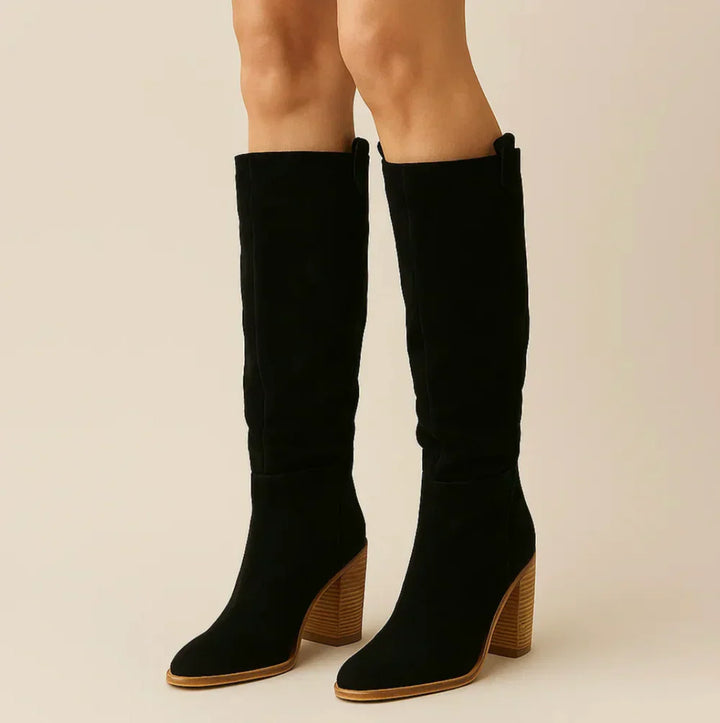 Sophia – Botas de tacón cuadrado