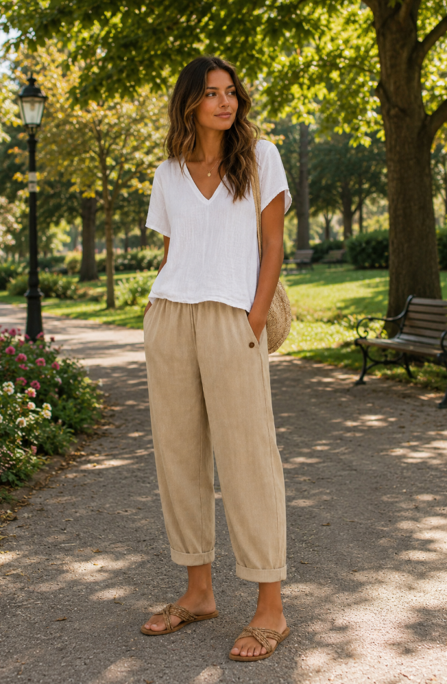 Elena | Pantalones holgados y cómodos