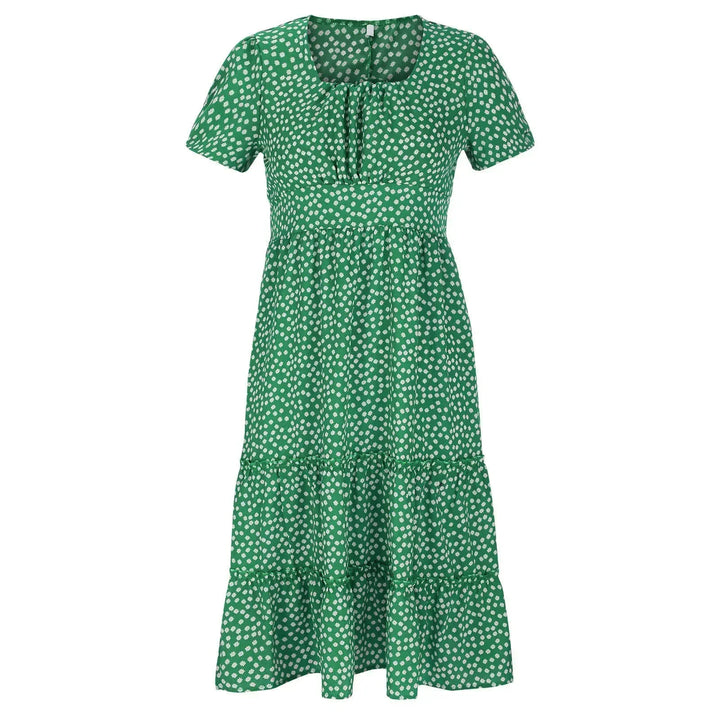 Julia | Vestido midi con estampado floral