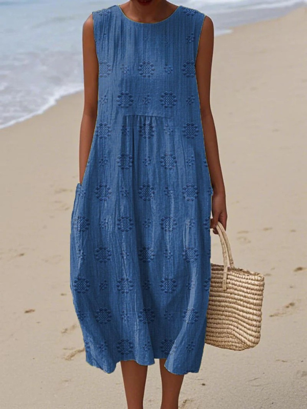 ELENA | VESTIDO MIDI ESTAMPADO