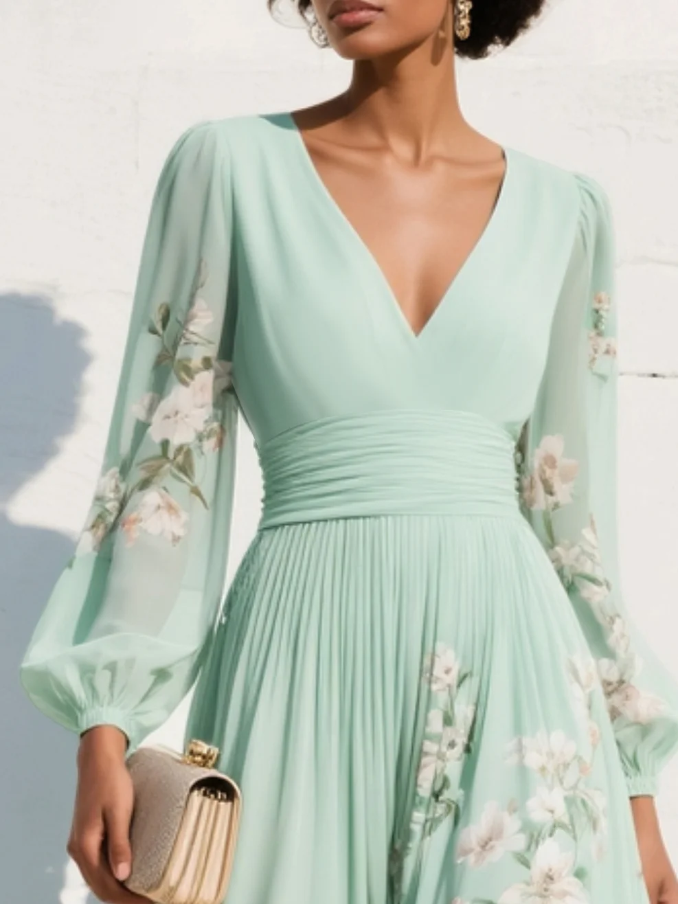 Coral | Vestido maxi