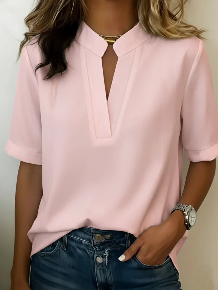 Elisa | Blusa elegante con cuello refinado