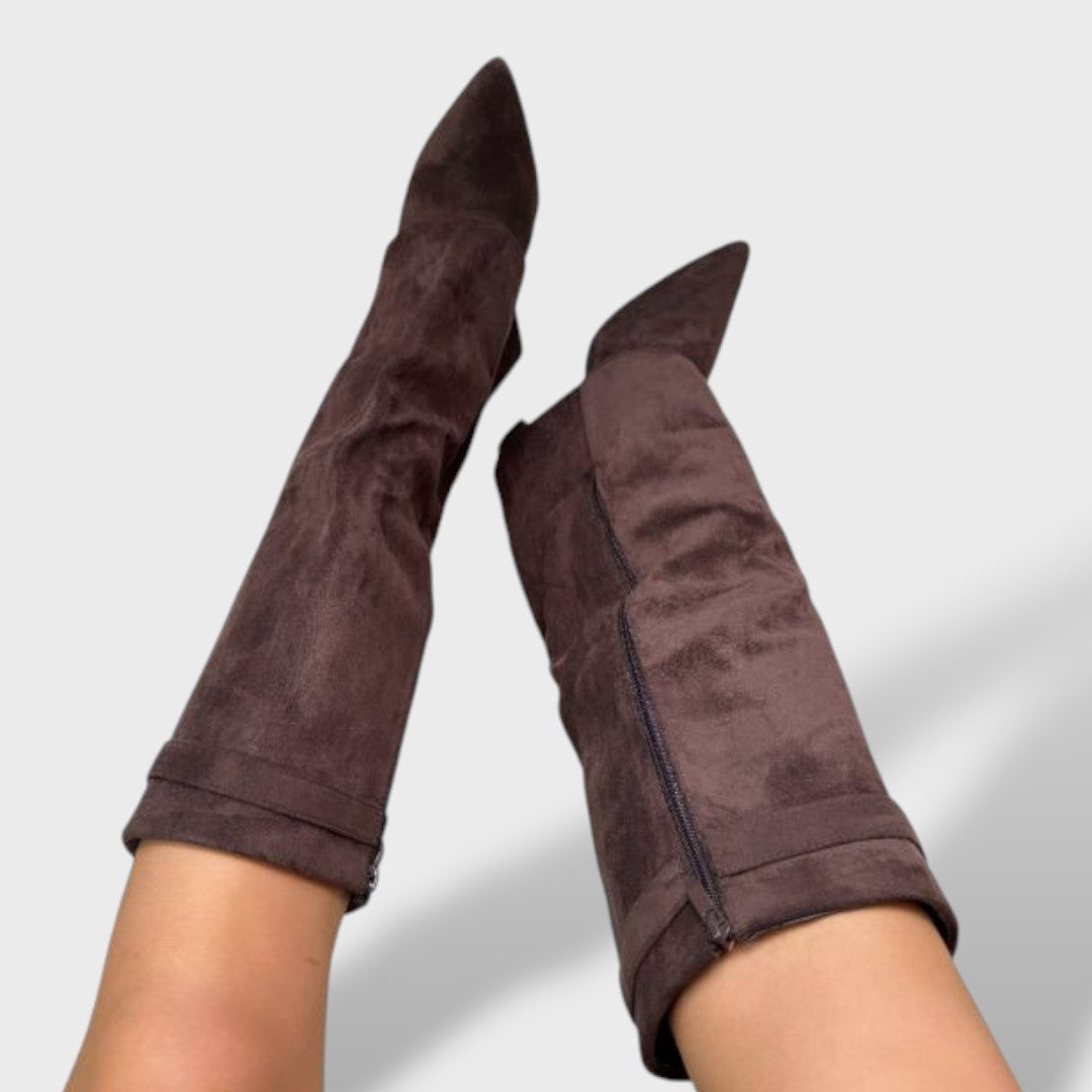Cristela Botas cowboy mujer altura rodilla