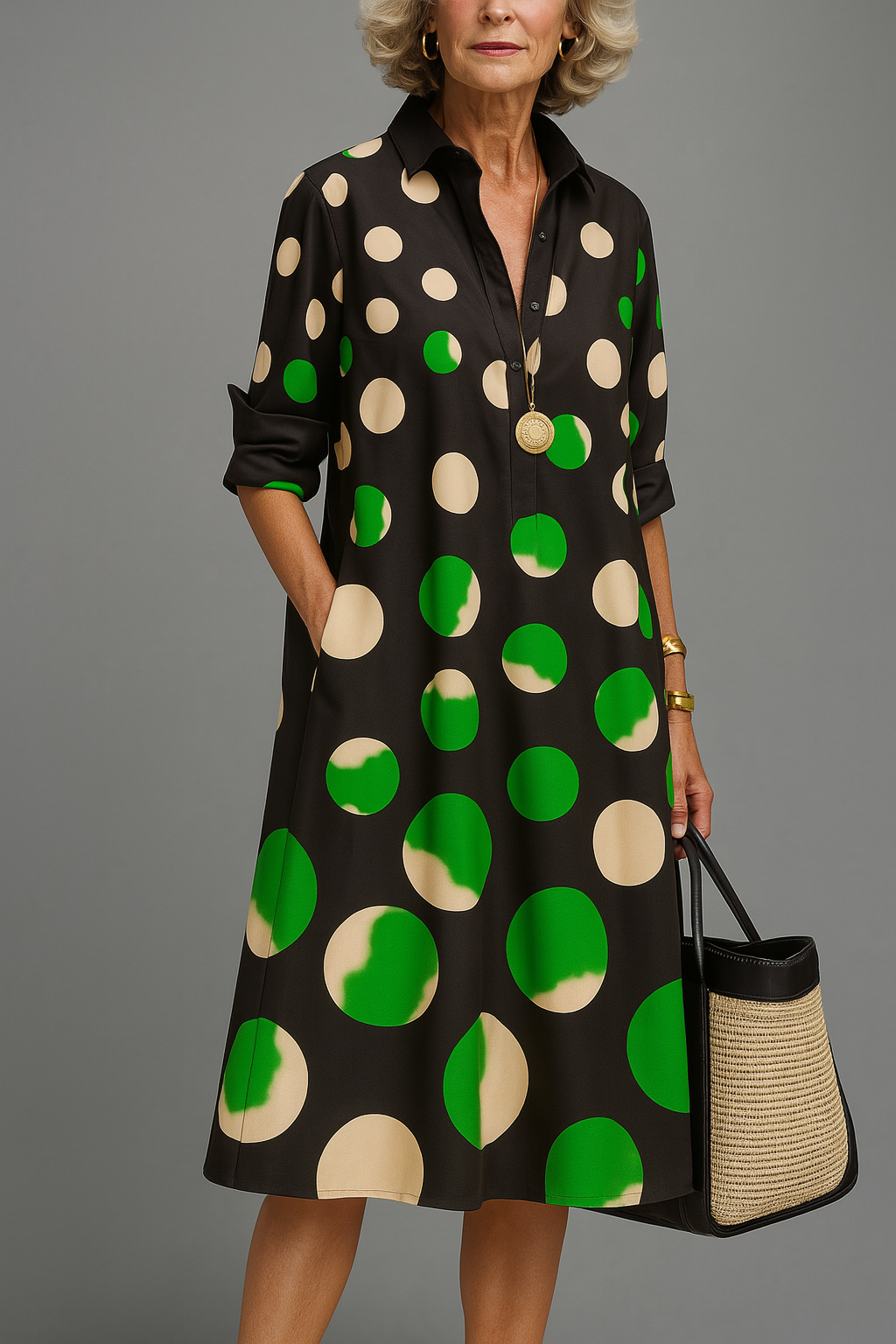 Naomi | Vestido midi cuidado y estiloso