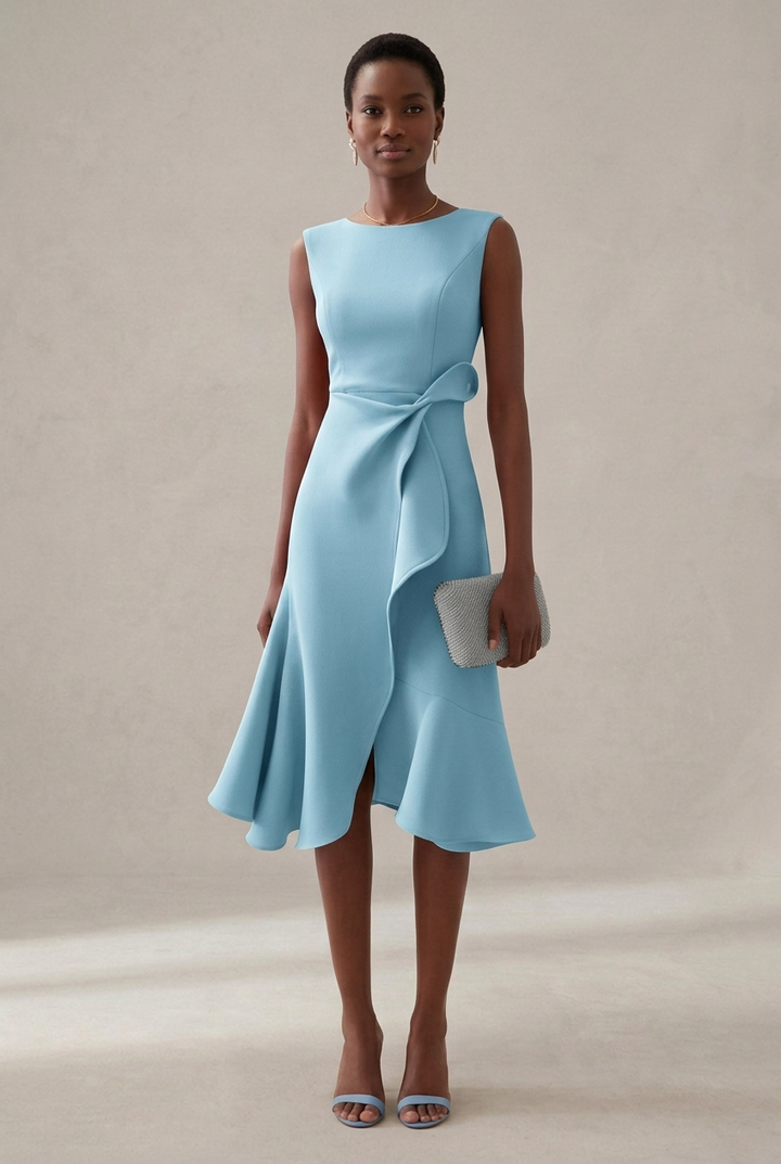 Darlene | Vestido midi sofisticado
