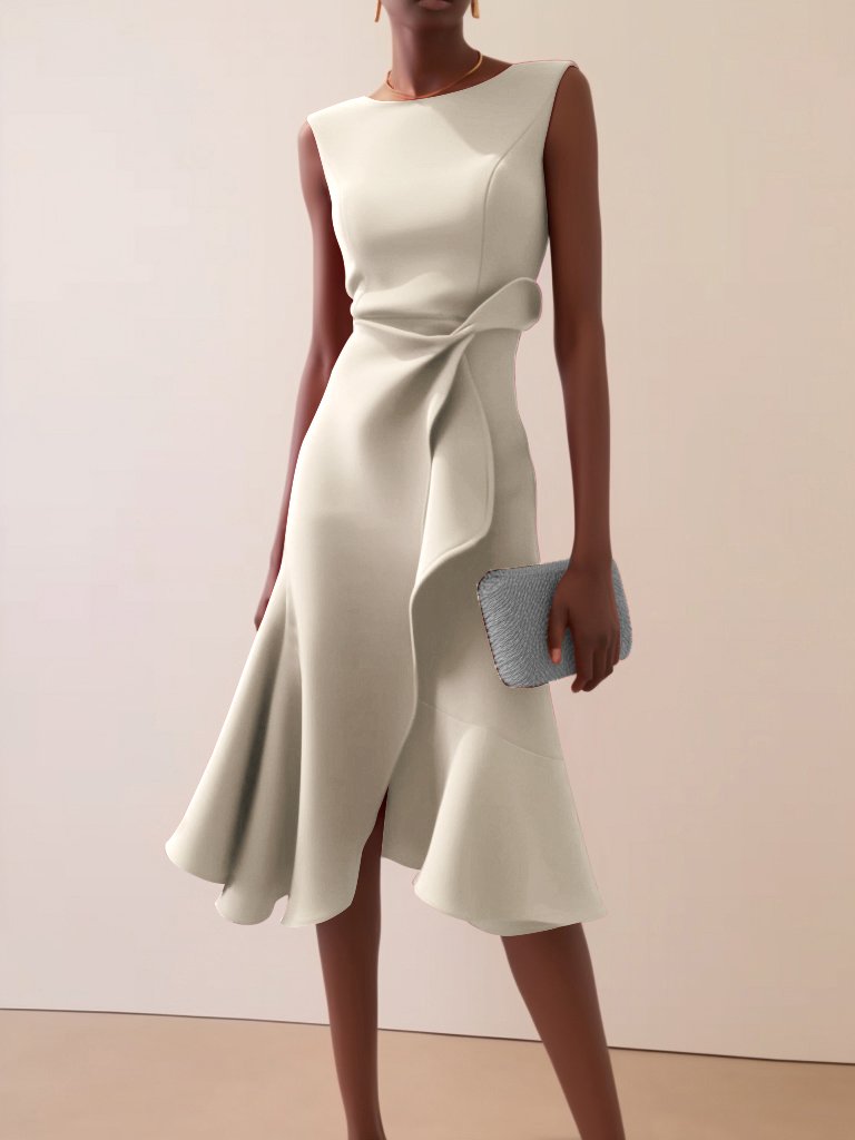 Darlene | Vestido midi sofisticado
