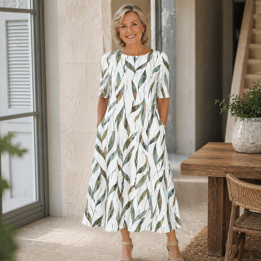 Elena | Vestido midi floral