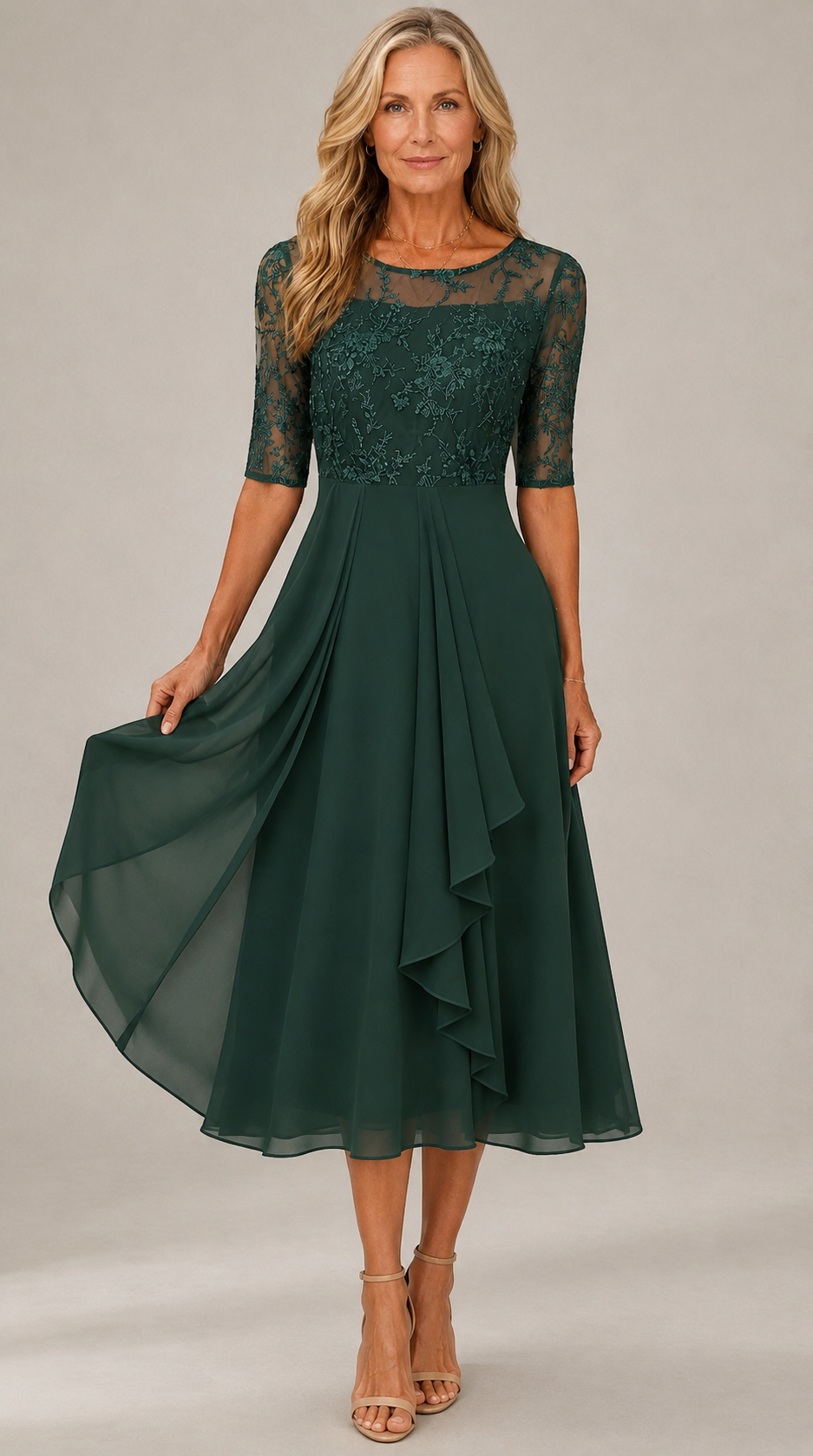 Blanca | Vestido elegante de encaje