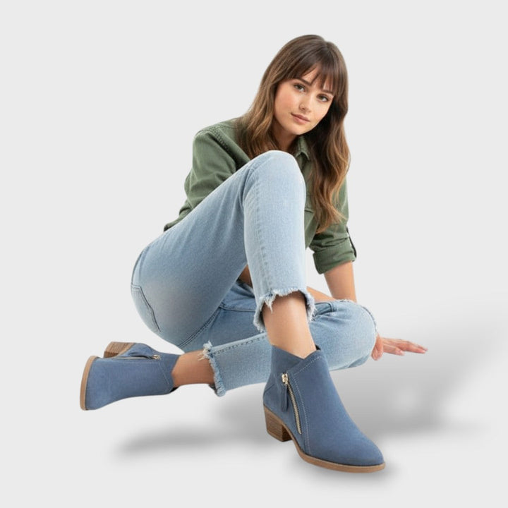 Botas de Cuero Ortopédicas Mujer