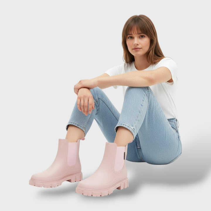 Botas de Lluvia Impermeables de Moda para Damas