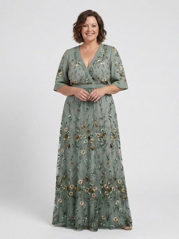 Stella | Vestido maxi floral