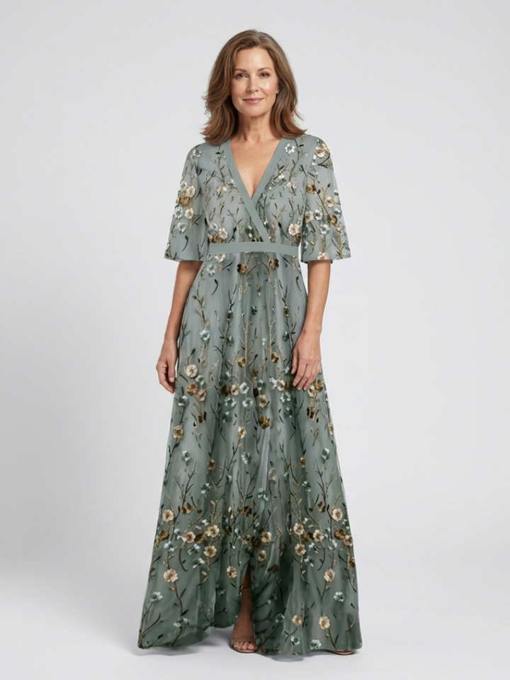 Stella | Vestido maxi floral