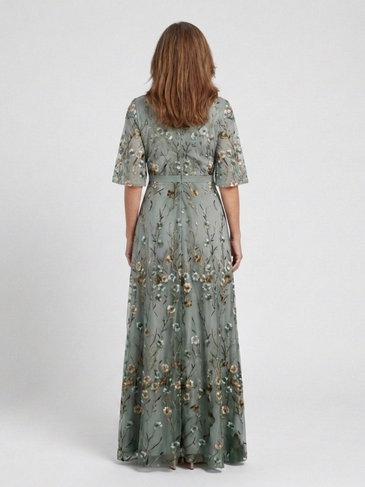 Stella | Vestido maxi floral