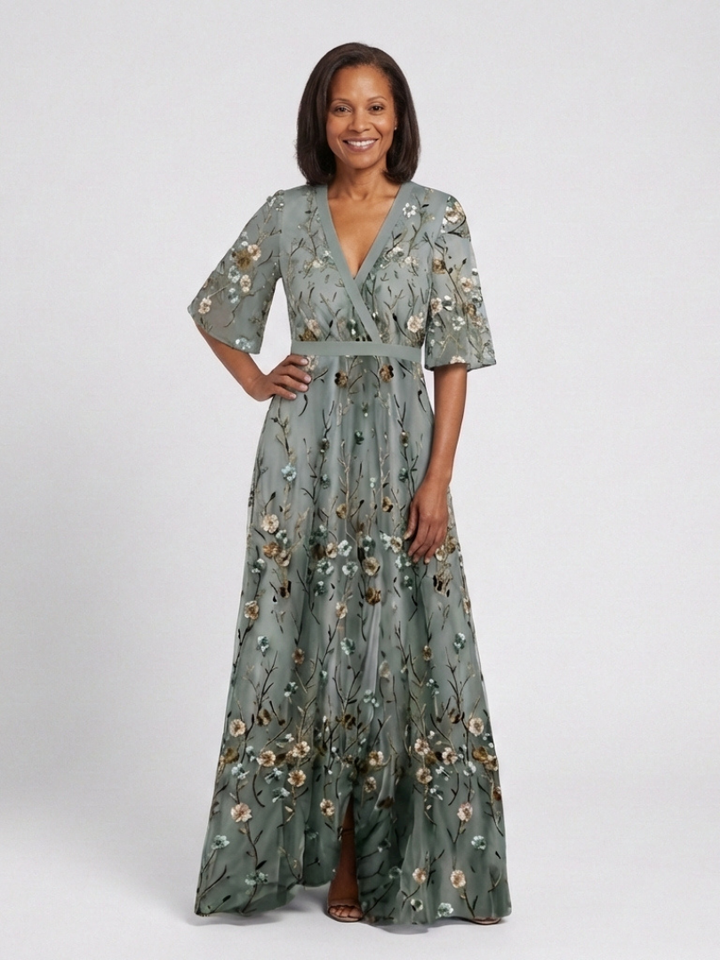 Stella | Vestido maxi floral