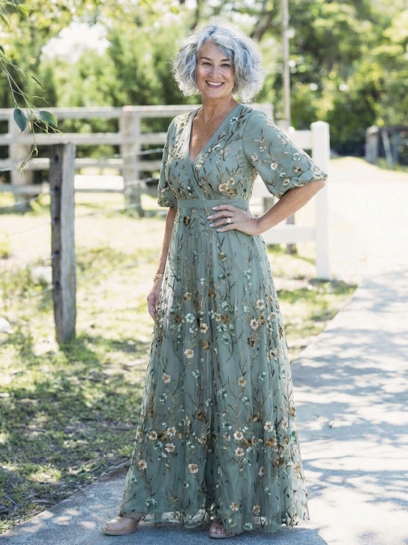Stella | Vestido maxi floral