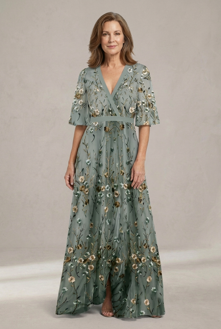 Stella | Vestido maxi floral