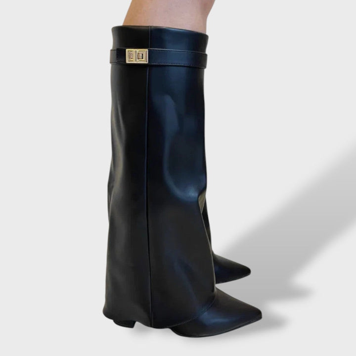 Cristela Botas cowboy mujer altura rodilla
