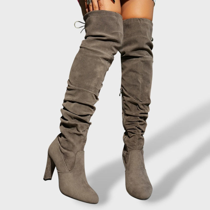 Botas Altas Mujer Tacón Alto Elegantes
