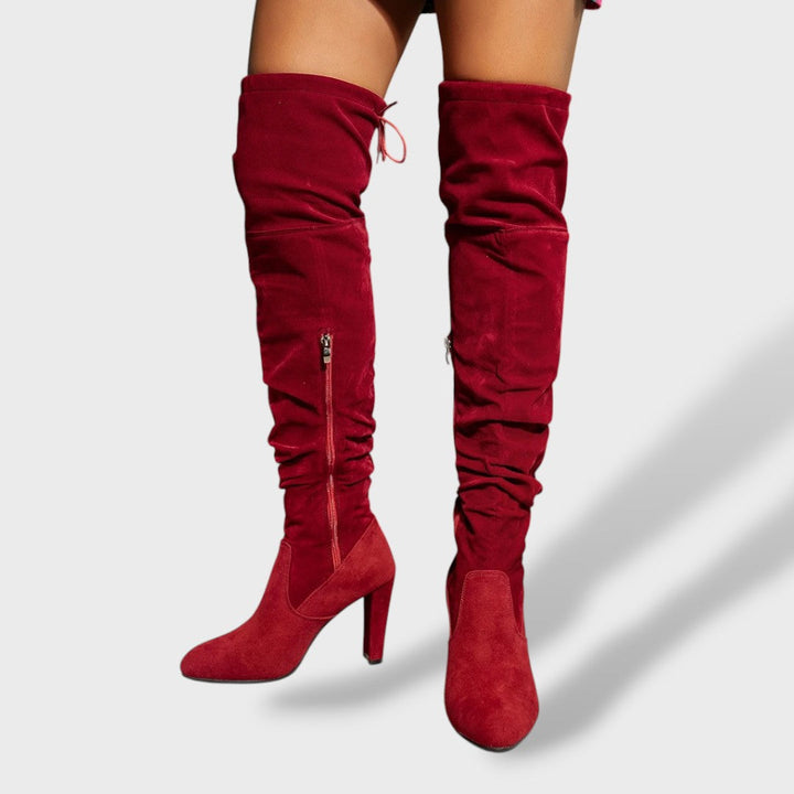 Botas Altas Mujer Tacón Alto Elegantes