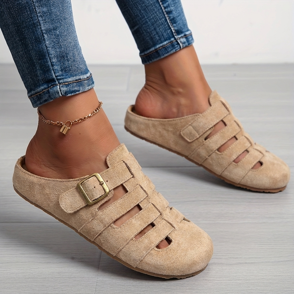 Sandalias Mules de Confort sin Cierre