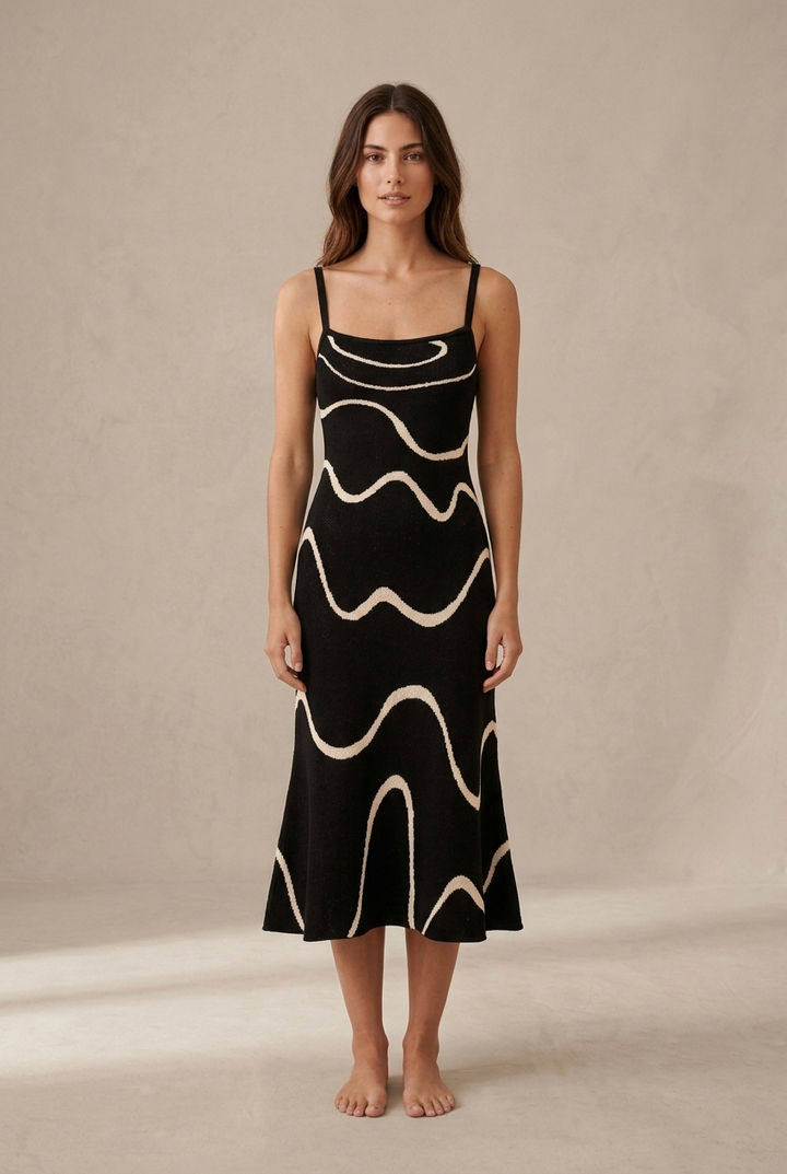 Olas| Vestido Midi