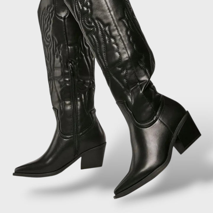 Botas Vaqueras Altas Mujer Vintage