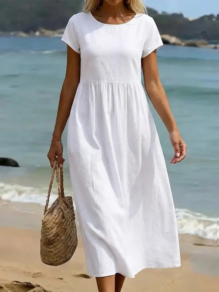 Gabriela™ | Vestido midi fluido de elegancia atemporal